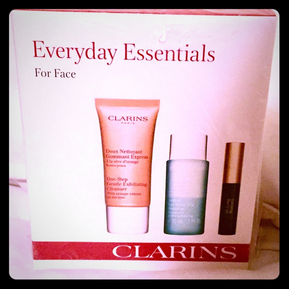 CLARINS NWT Mascara, Face Scrub & Makeup Remover