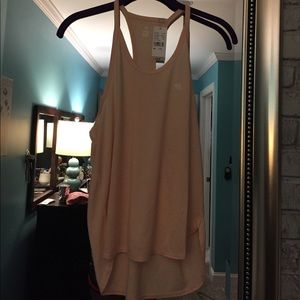 Peach Racerback Tank NWT