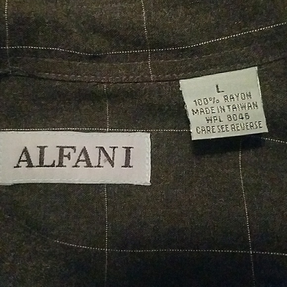 Mens Gray Button Down Shirt - Picture 2 of 3