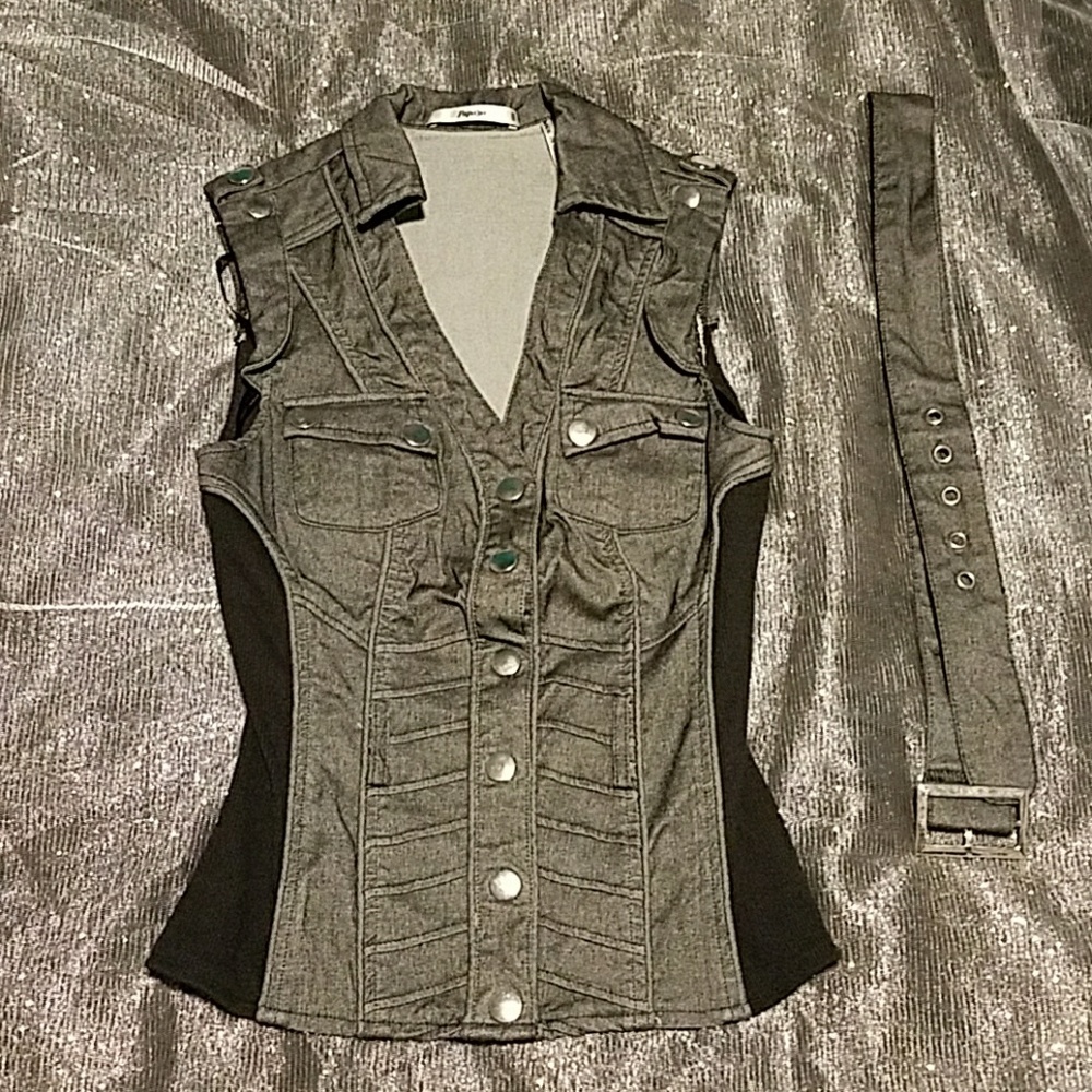 Sexy button-down top