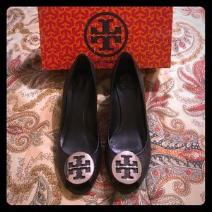 Tory Burch Sally 2 Peep Toe Wedges