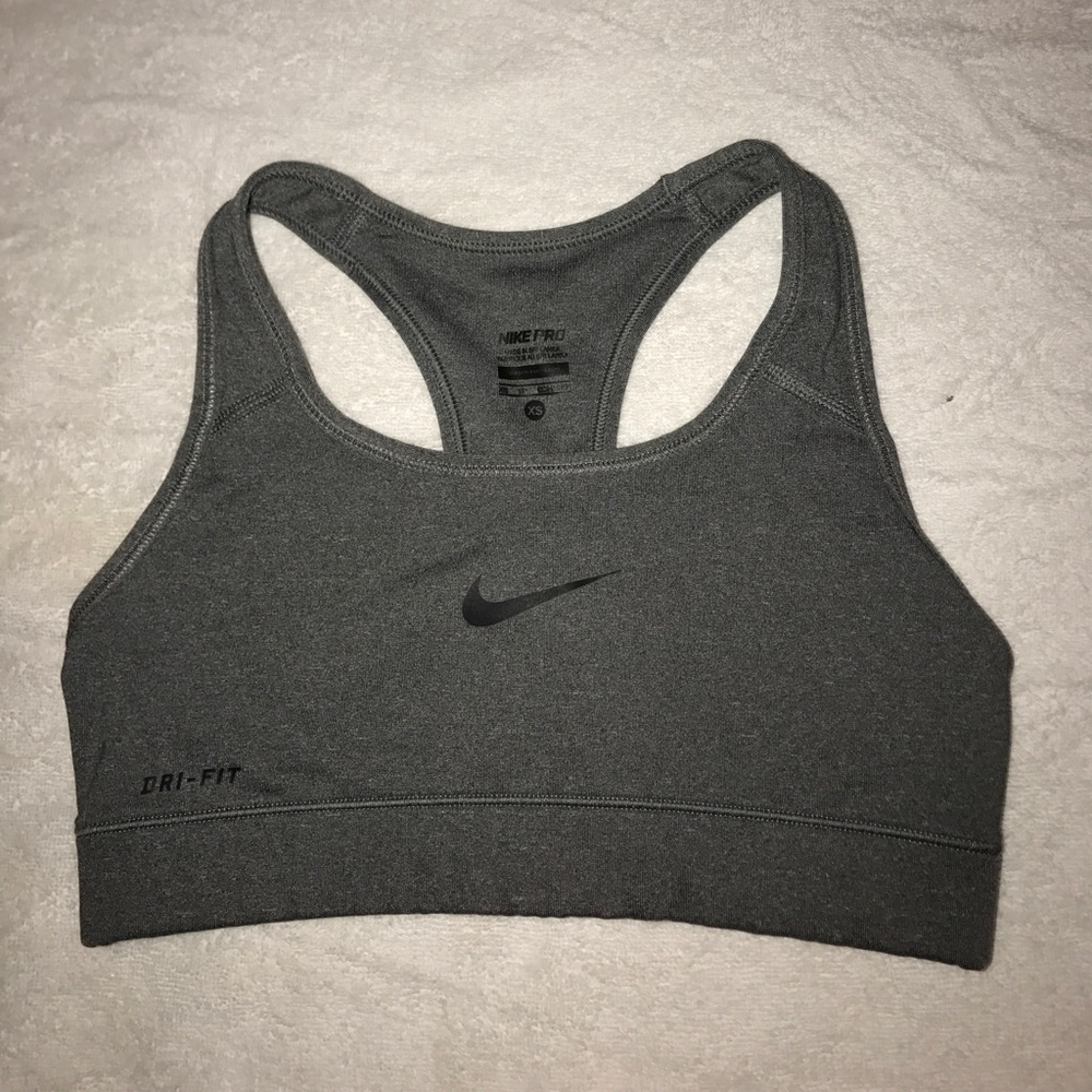 Adult xs grey Nike sports bra