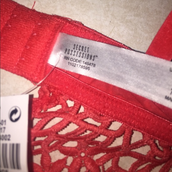 Brand new with tags Coral orange lace bra - Picture 7 of 7