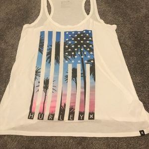 Hurley American Flag tank top