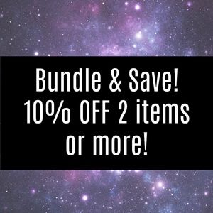 BUNDLE your order and get 10% OFF 2 items or more!