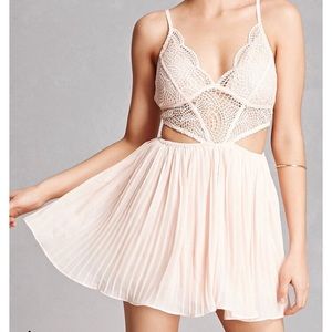 Forever 21 blush romper