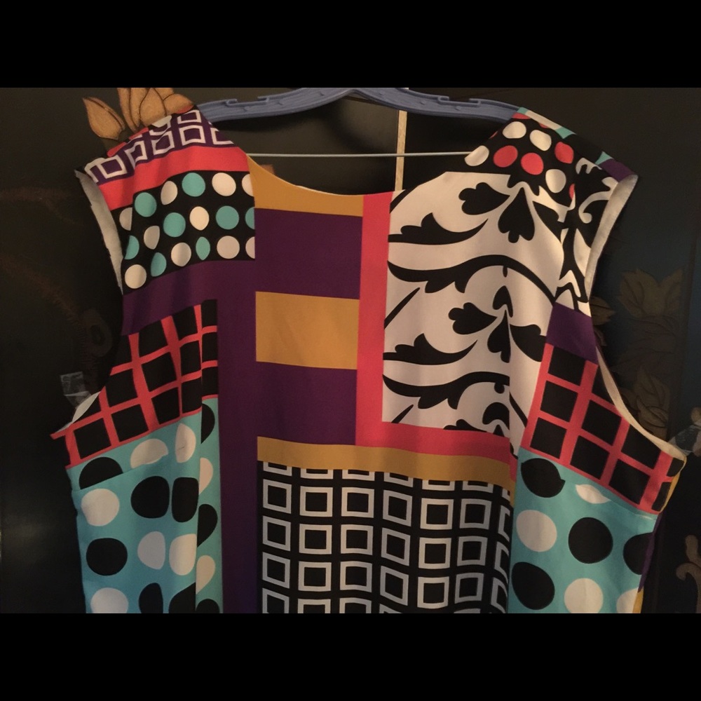 BreezyChiffon Shift Dress~Wild&Colorful~ASOS Curve