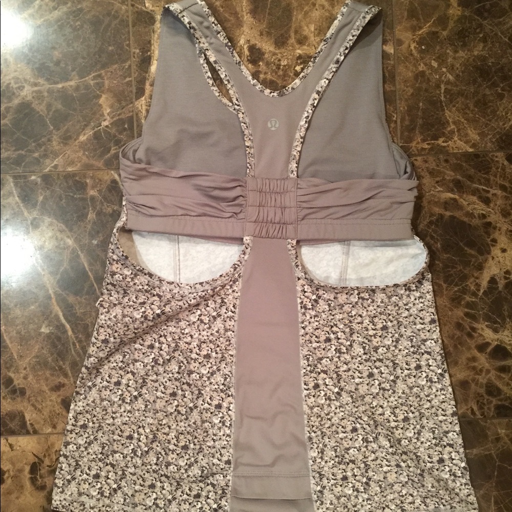 Lululemon Tone it Tank Top Petite Fleur