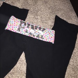 PINK boot cut yoga pants