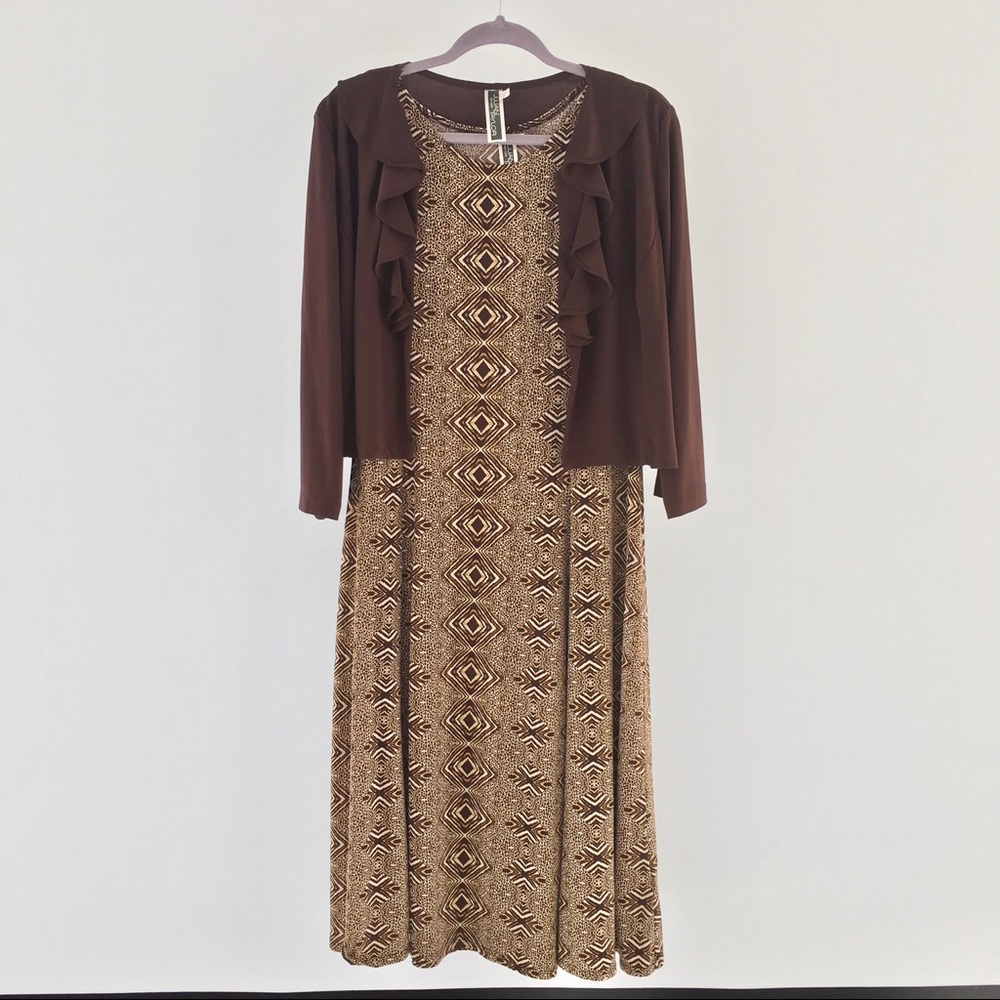 🎉PRICE DROP‼️2 Piece Tank Dress with Jacket