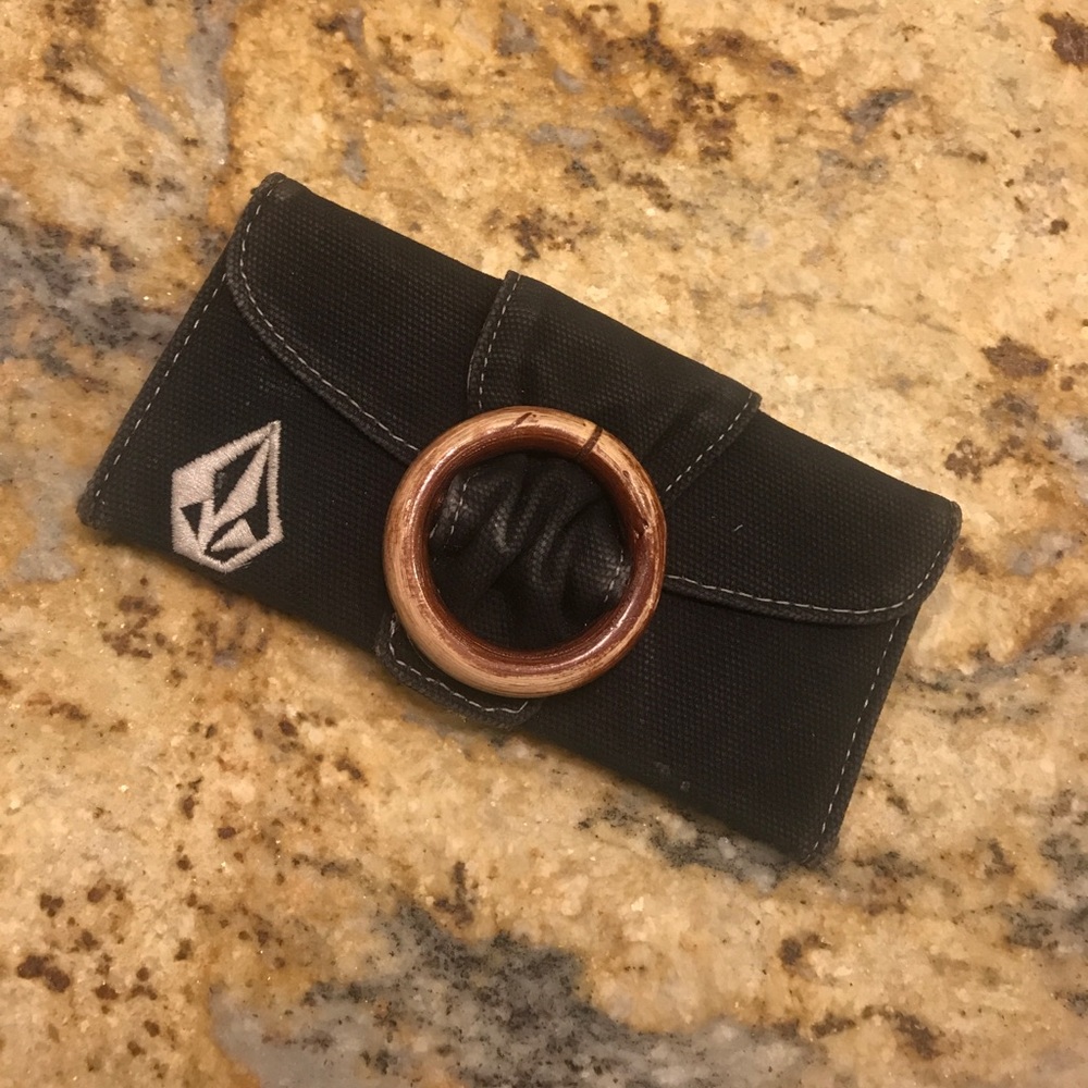 Black Volcom Wallet