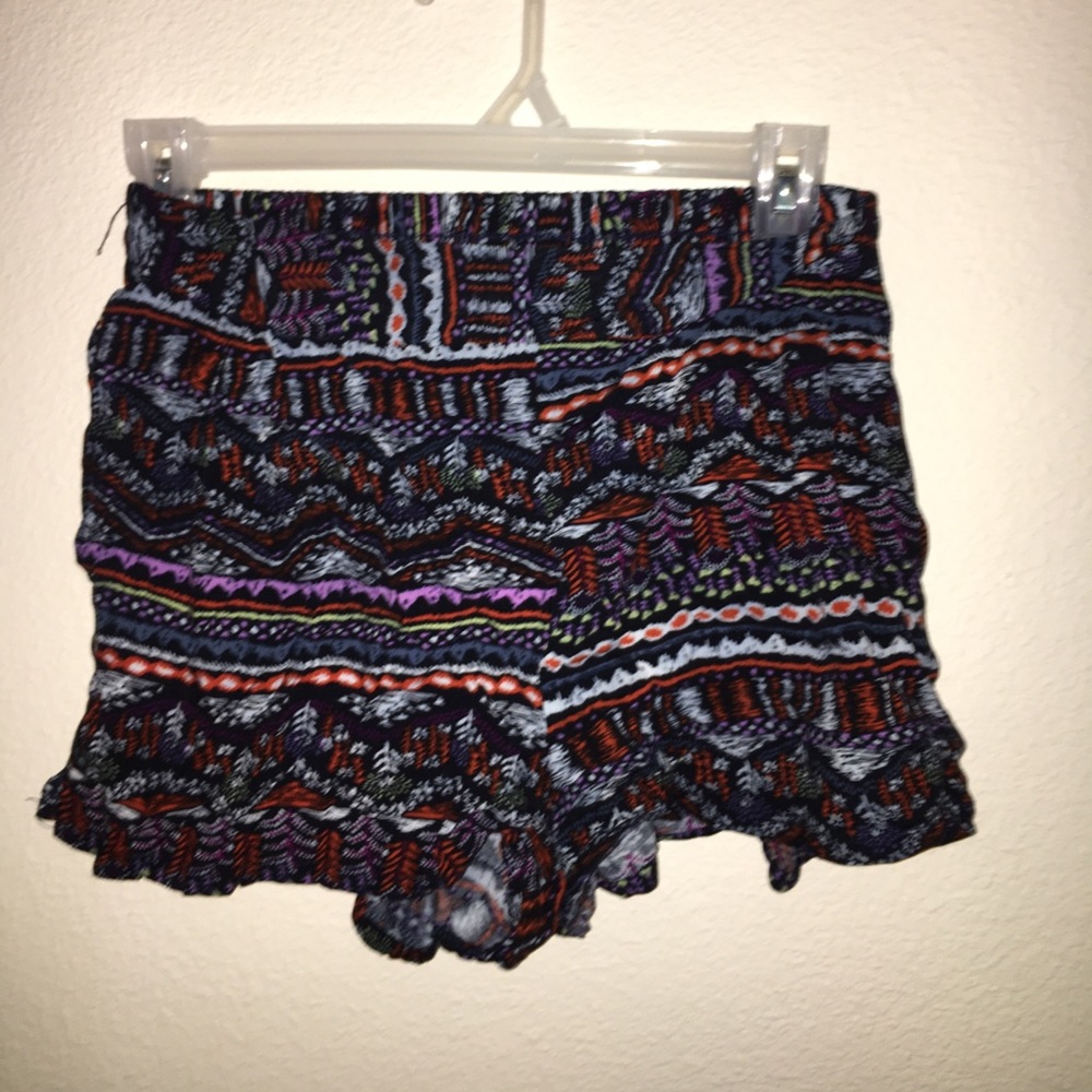 Printed Flowy Shorts