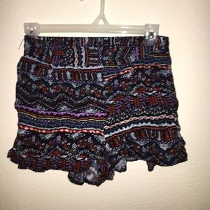 Printed Flowy Shorts