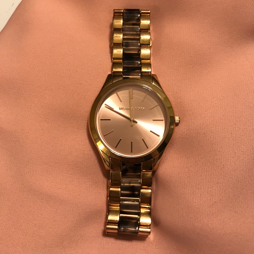 Rose gold Michael Kors watch