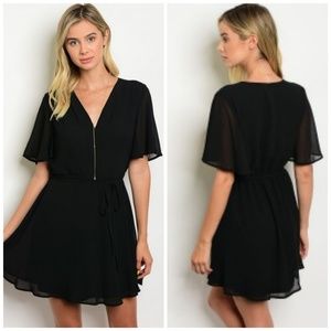 Short Sleeved Skater Dress