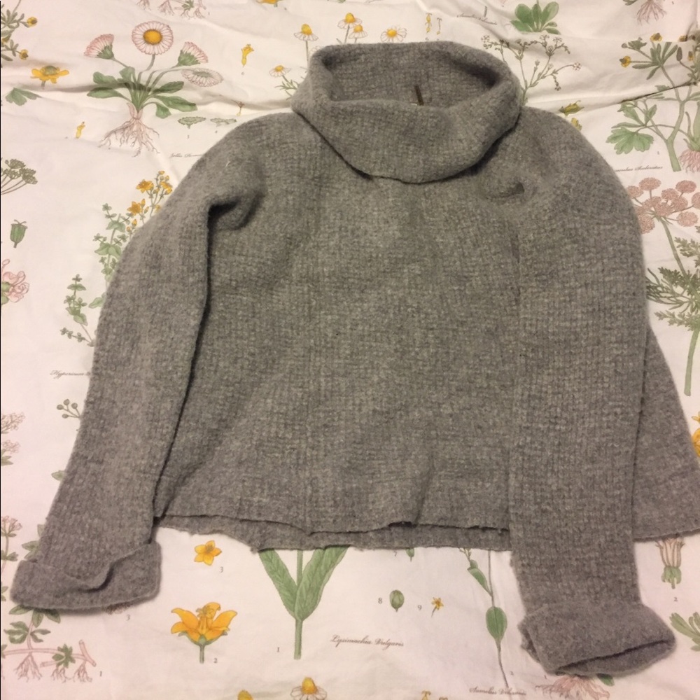 Boxy wool free people sweater