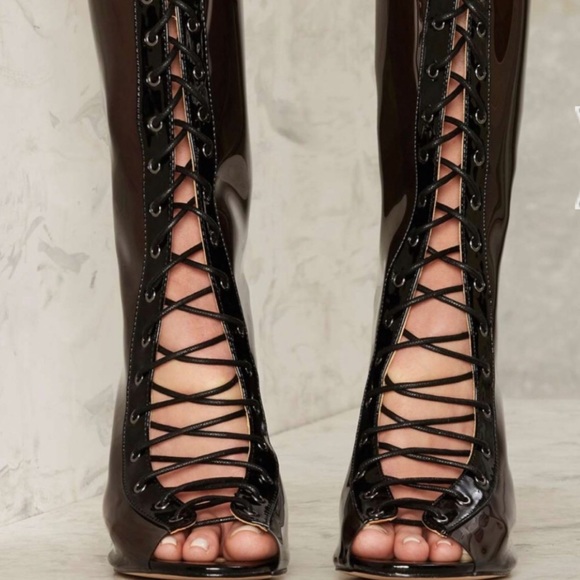 Caps Robbin Black Clear Heels - Picture 2 of 3