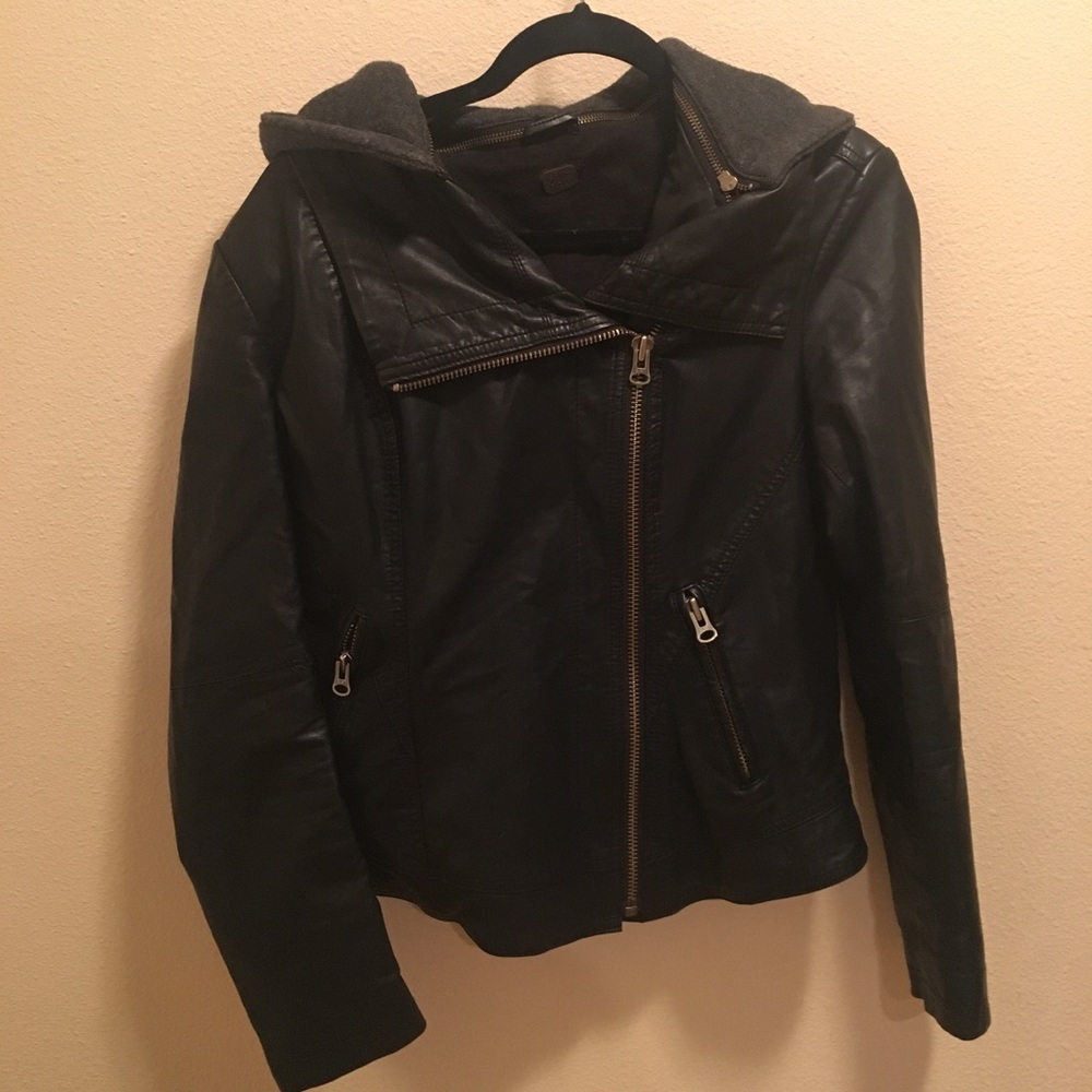 Free People leather jacket