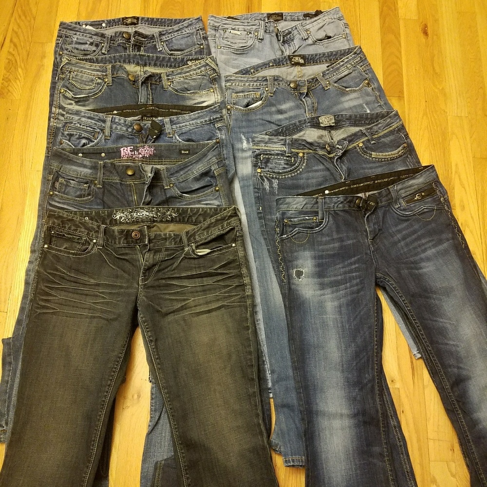 Lot of Express Jeans