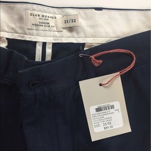Club Monaco navy chino pants