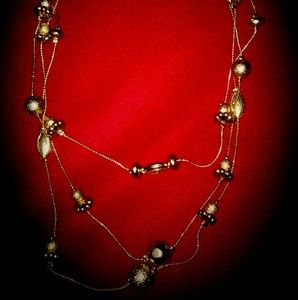 Gold Bead Necklace