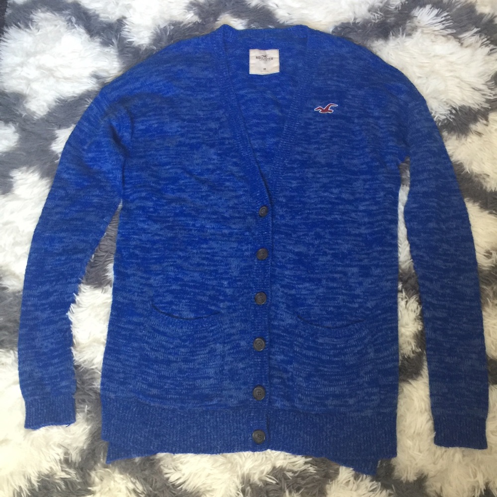 Beautiful blue Hollister cardigan