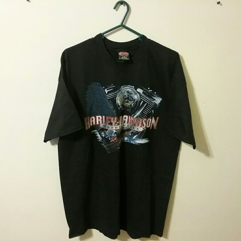 Harley Davidson Motorcycle Cycle World XL T Shirt