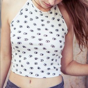 RARE Brandy Melville All Eyes on You Sachi Halter