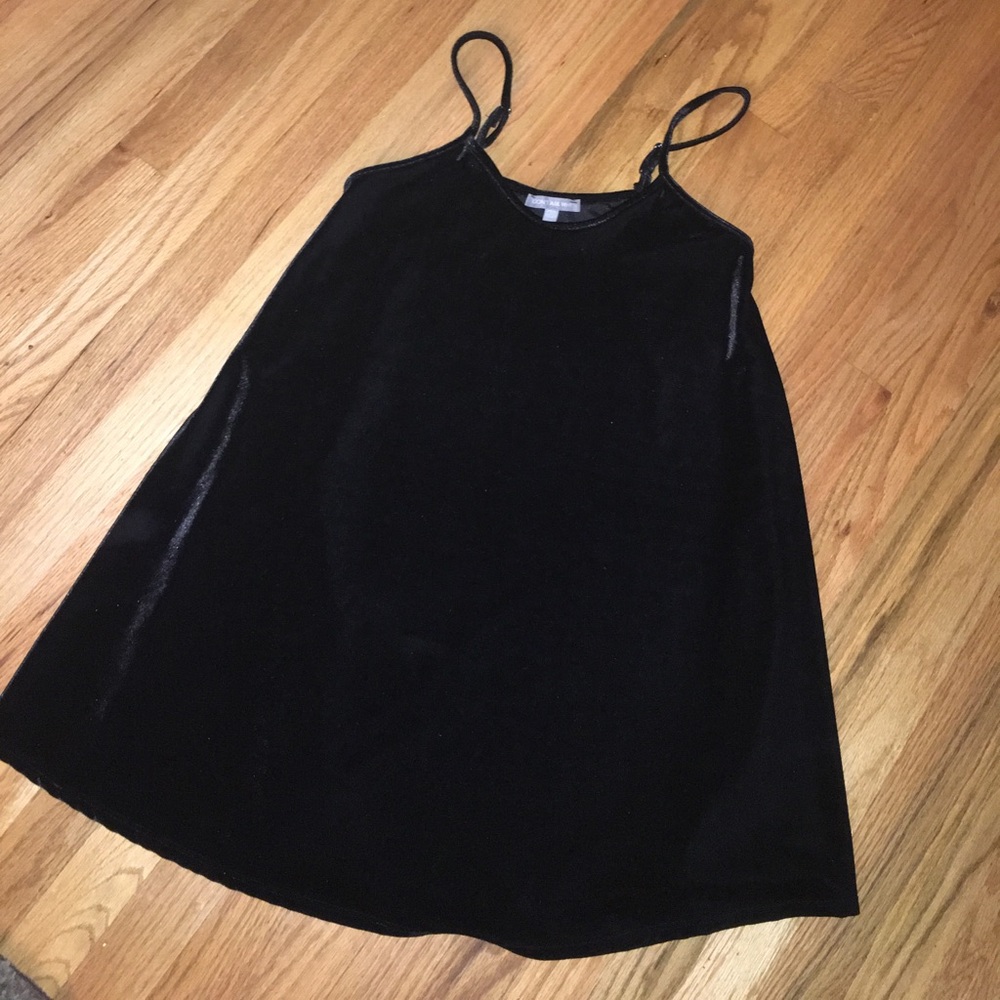 Don't ask why velvet slip dress