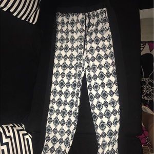 Soft Flower Design Pants