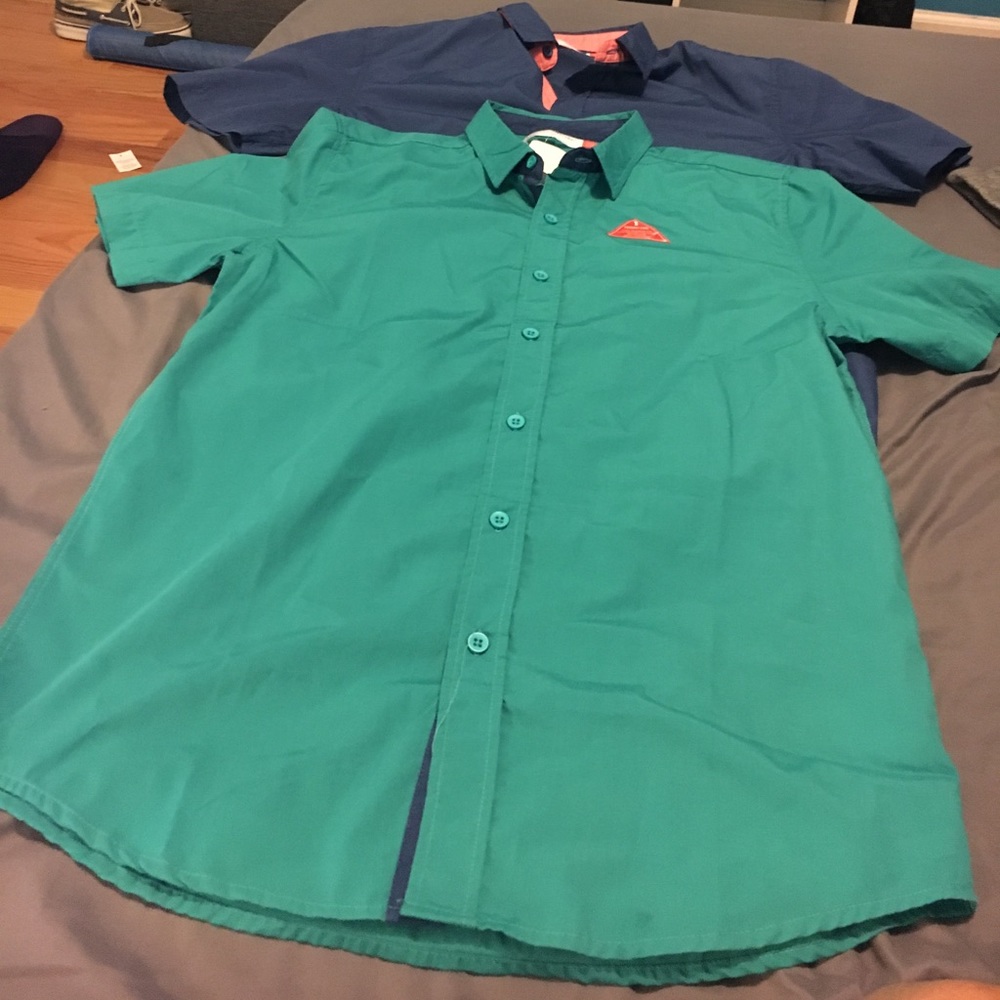 Button up short sleeves