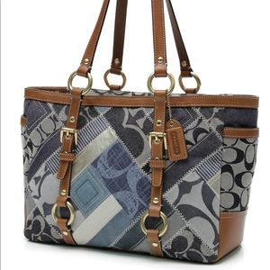 Coach Indigo Denim Patchwork Purse PRICE FIRM