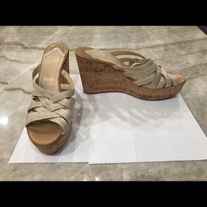 Christian Louboutin Cork Wedges