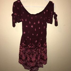 Off the shoulder romper