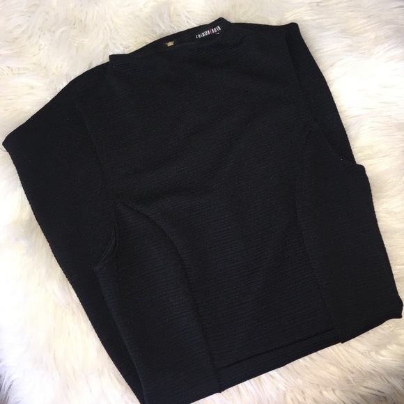 FASHION NOVA Mini black dress - Picture 3 of 4