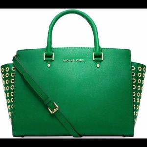 Michael Kors Selma Grommet (Palm) NWT