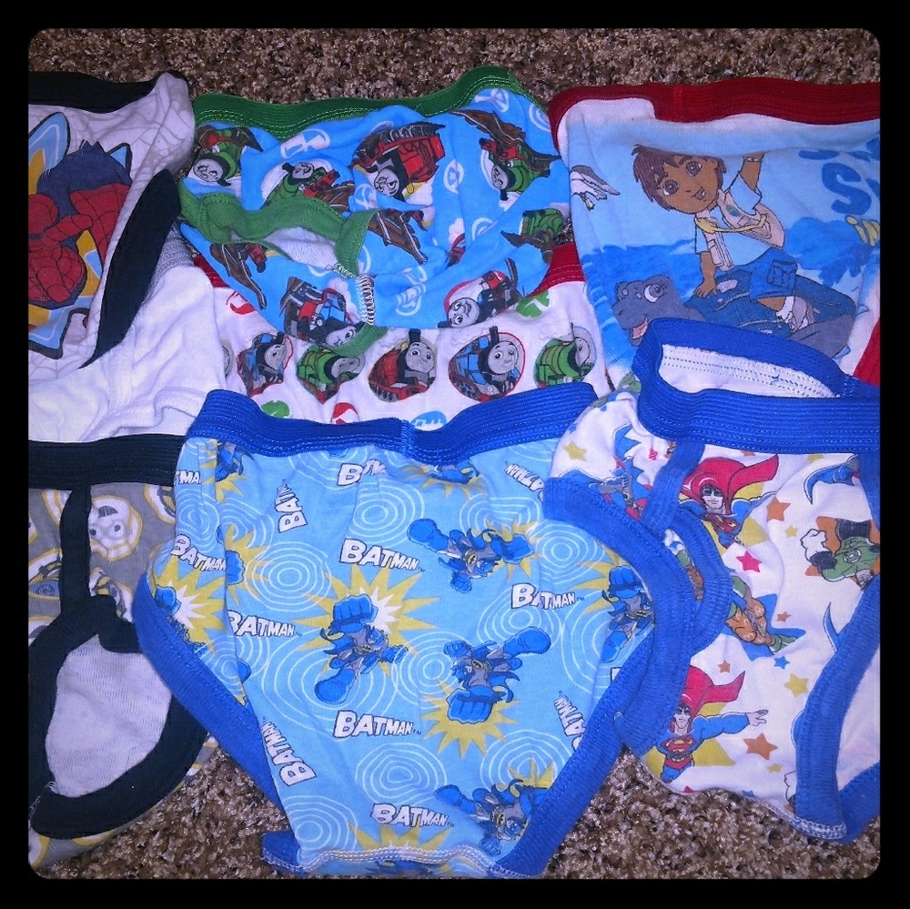 2-3,t toddler boy underwear