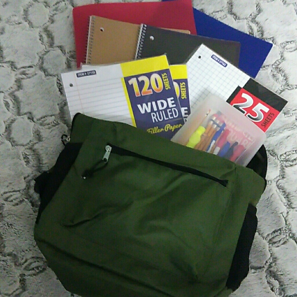 Backpack with school supplies!!!