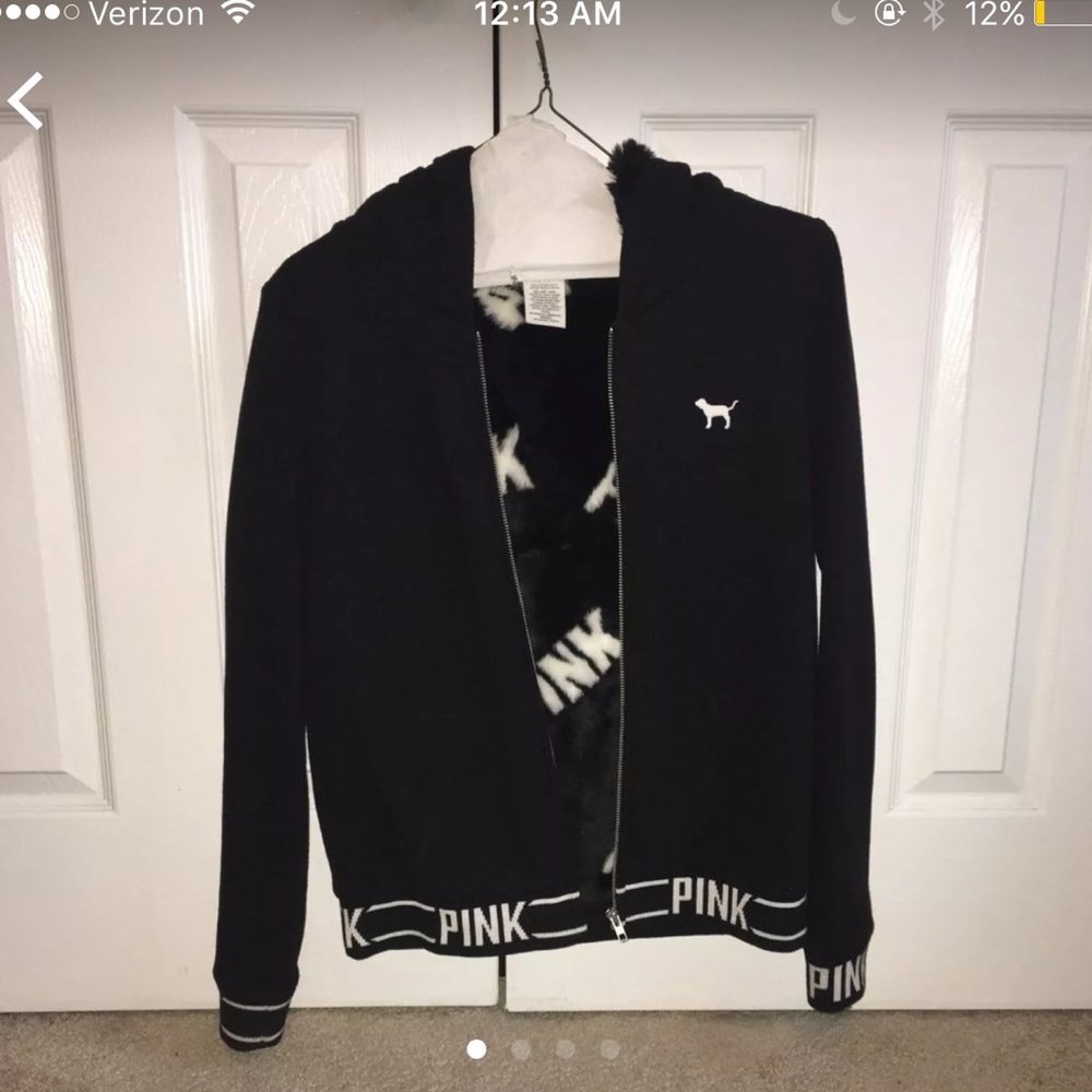 Victoria's Secret Pink fur jacket