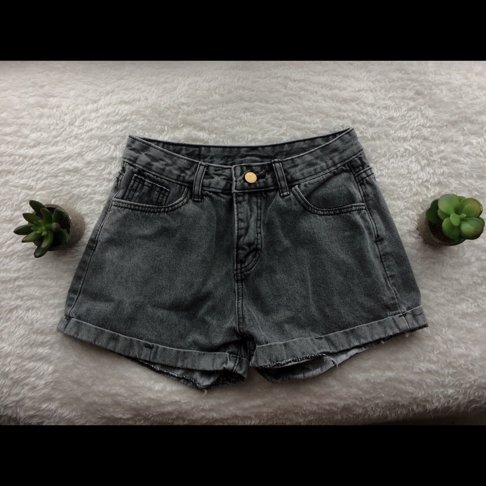 Acid Wash Jean Shorts