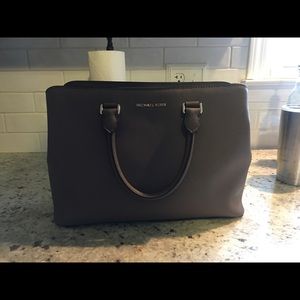 Savannah Large Saffiano Leather Satchel