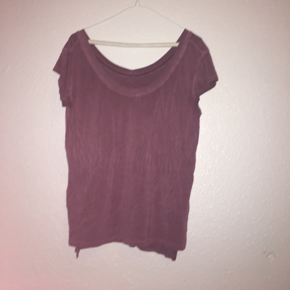 Cross cross front tee