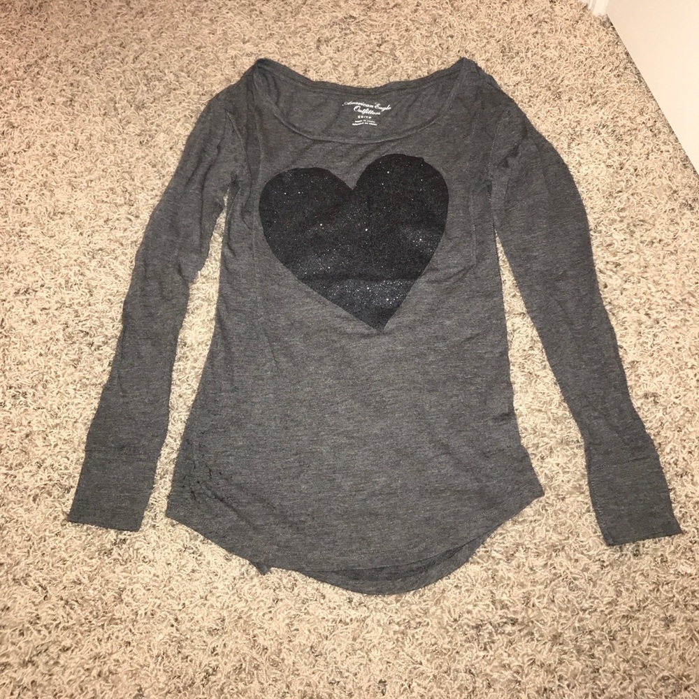 AE grey long sleeve tee