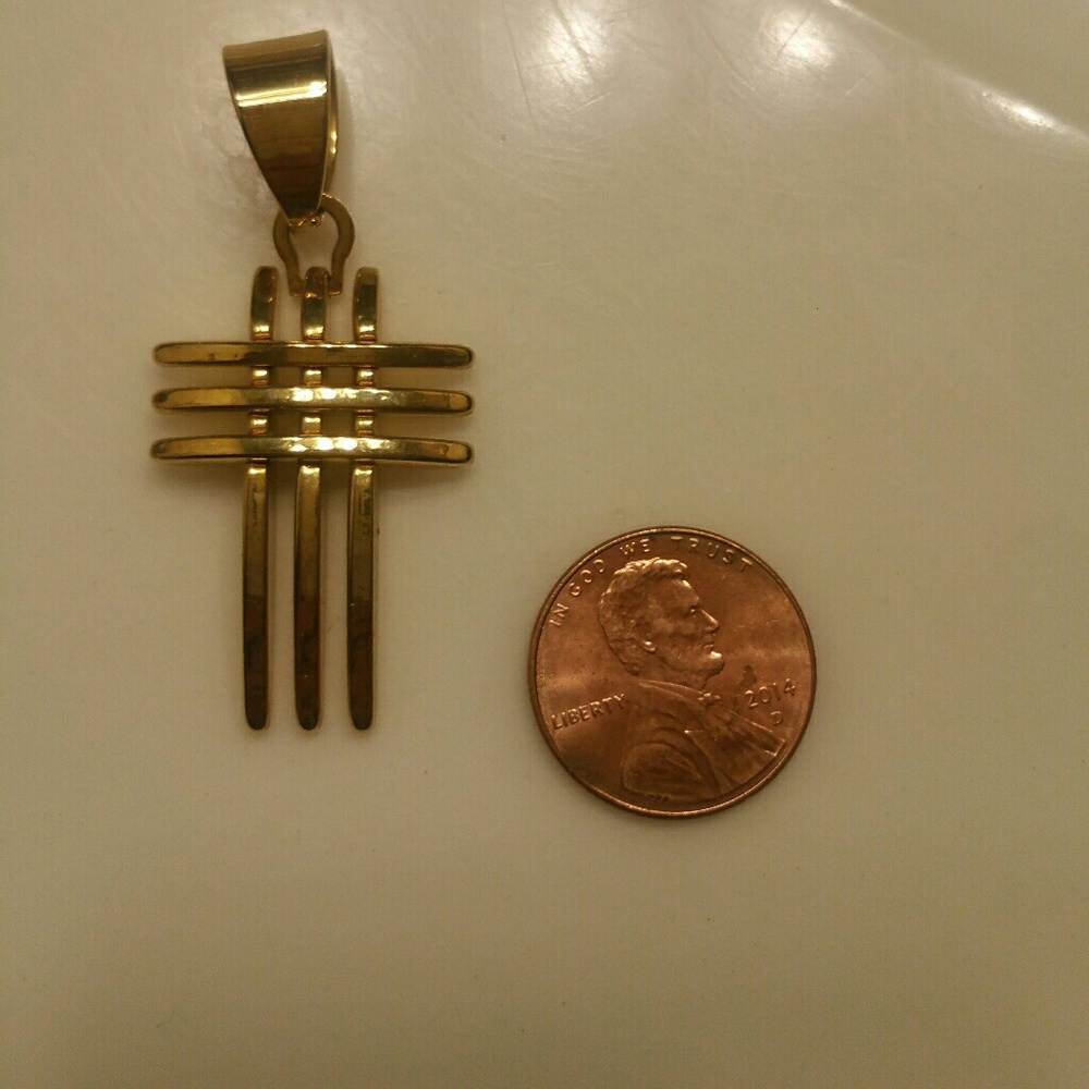 Unique stainless steel cross