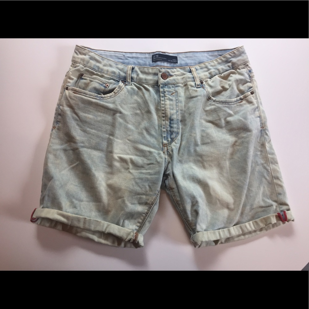 Zara Man Jean Shorts