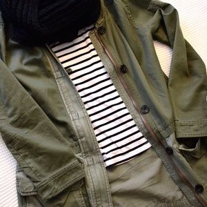 Abercrombie Lightweight Military Parka Jacket