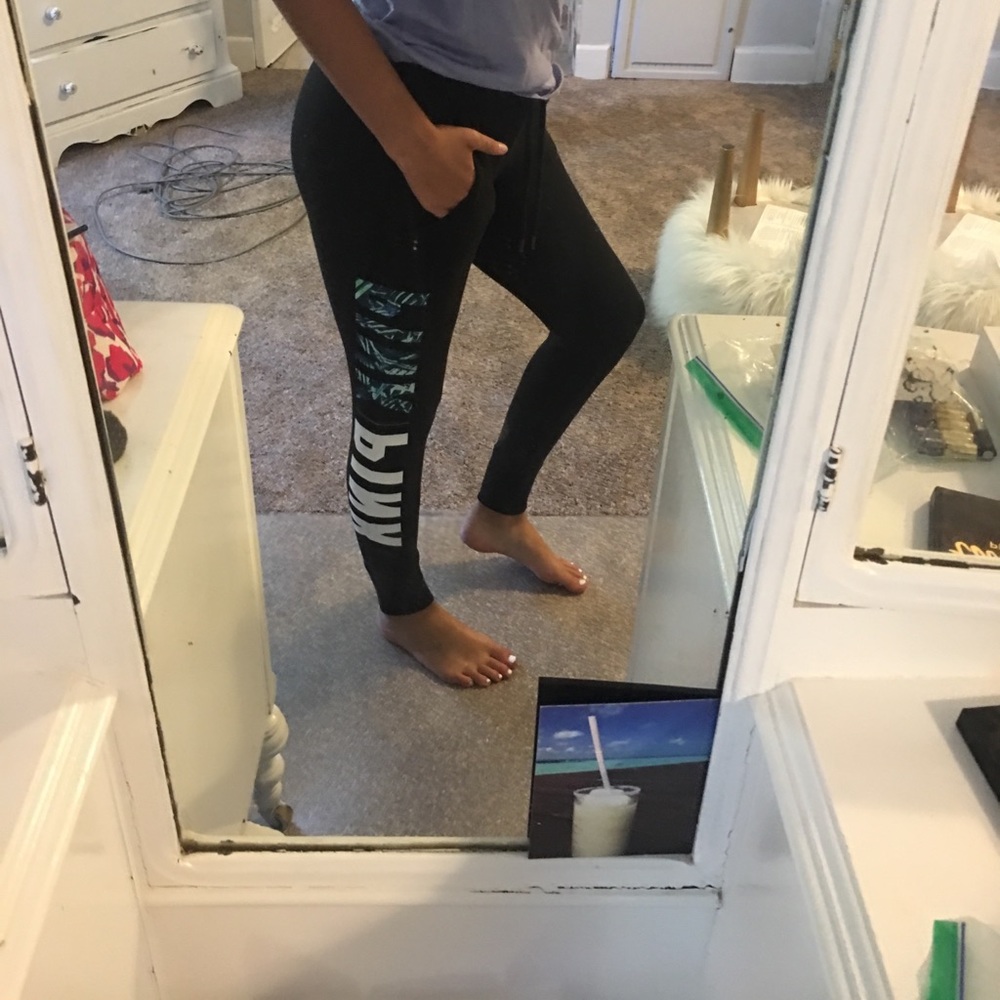 Black Victoria secret joggers