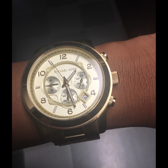 Authentic Gold Michael Kors Watch main image 4