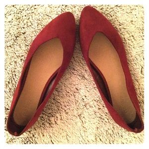 Old Navy Wine Red Flats Size Women's 8