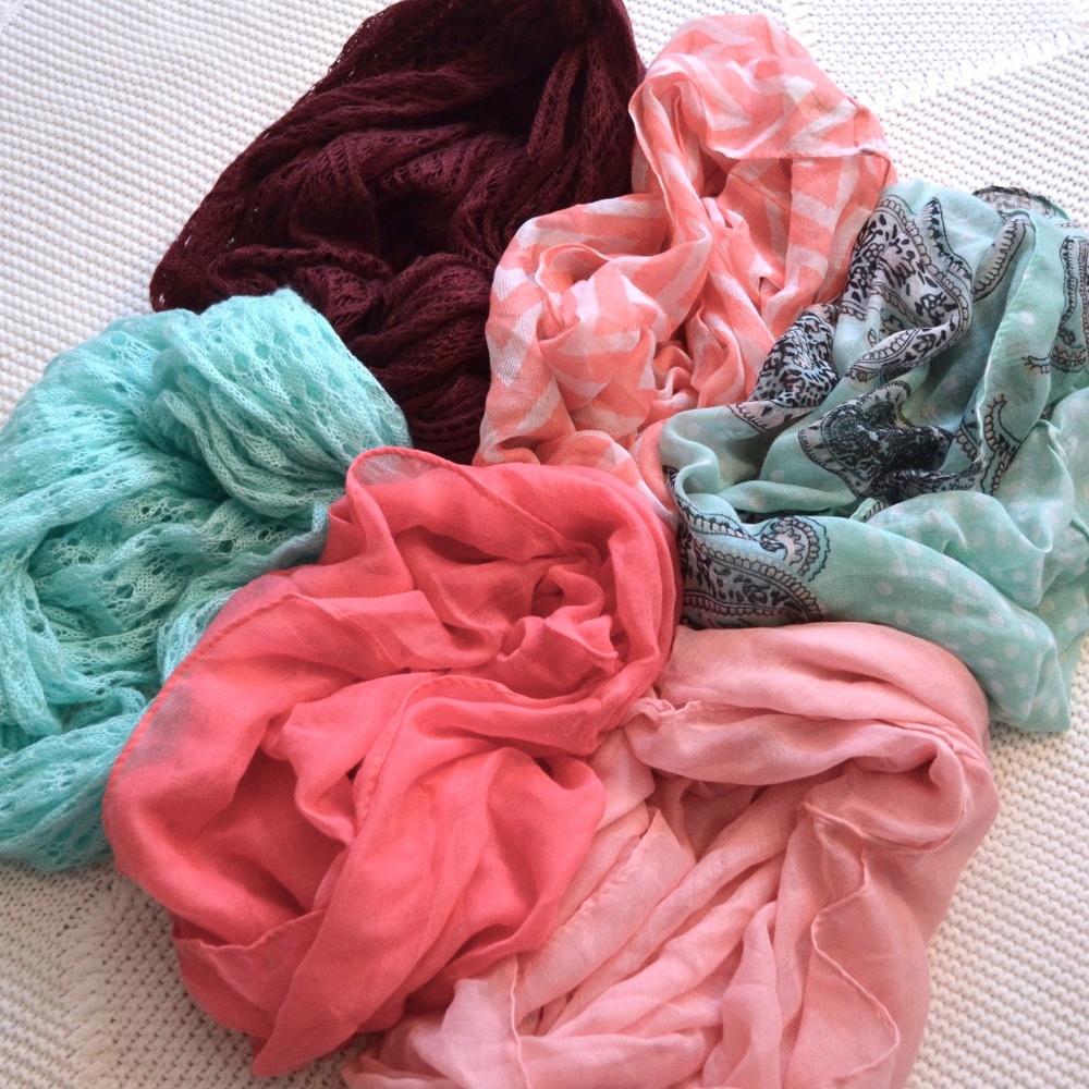 BUNDLE 6 Infinity Scarves